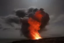 Black Smoke Coming From Fire
