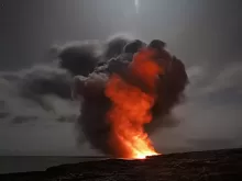 Black Smoke Coming From Fire