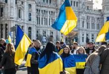 protest, manifestation, flags