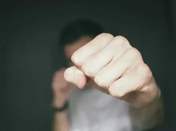 person holding persons hand