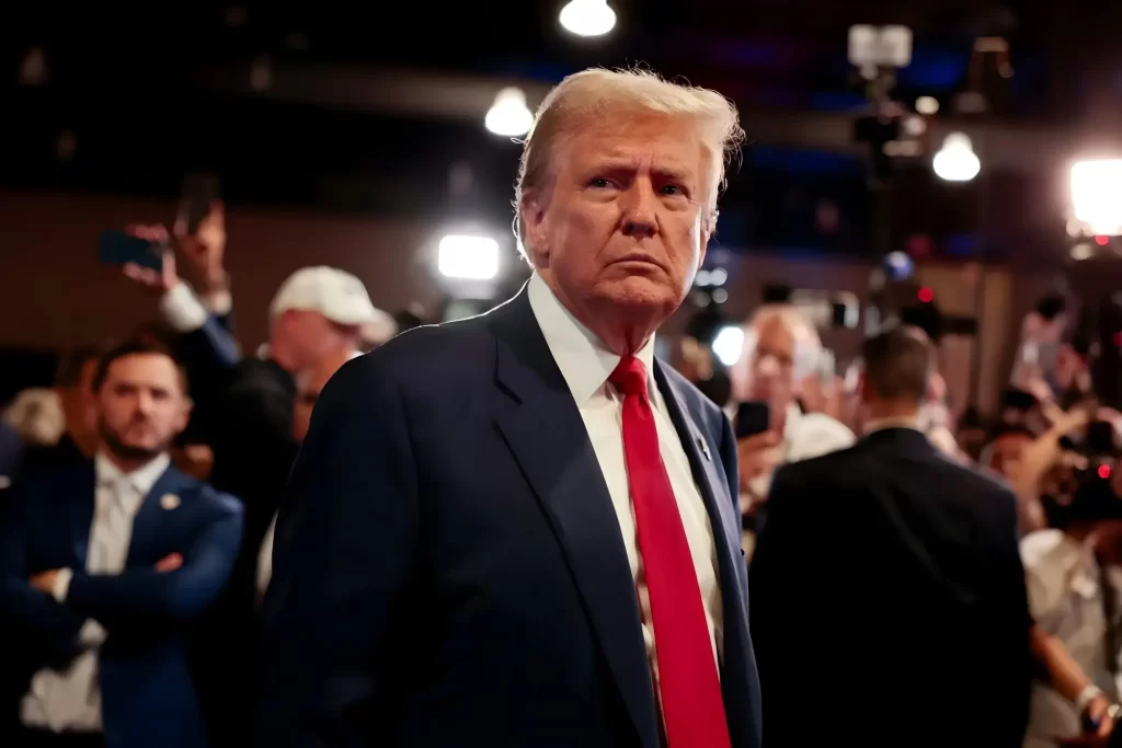 Donald Trump na tiskové konferenci