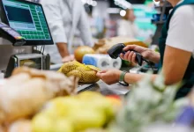 Nákup v supermarketu.