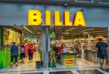 Billa prodejna.