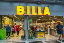 Prodejna Billa.