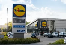 Prodejna Lidl.