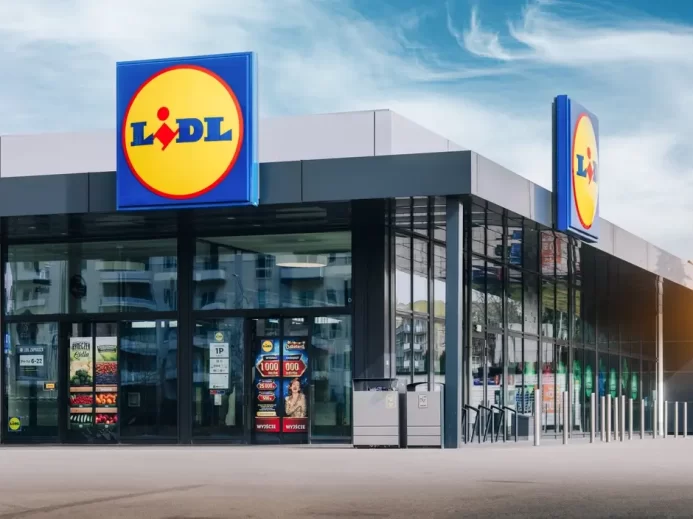 Prodejna Lidl.
