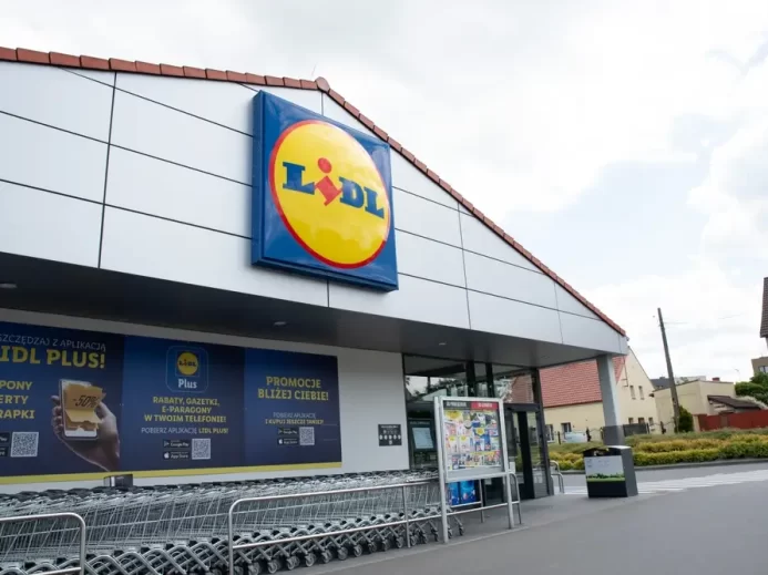 Prodejna Lidl.