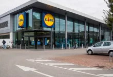 Prodejna Lidl.
