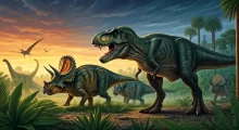 Dinosauři kreslení.