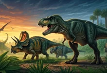 Dinosauři kreslení.