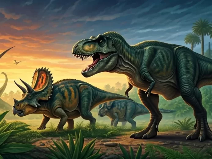 Dinosauři kreslení.