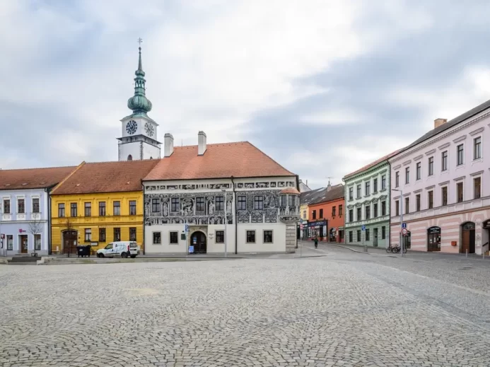 Karlovo náměstí v Třebíči.