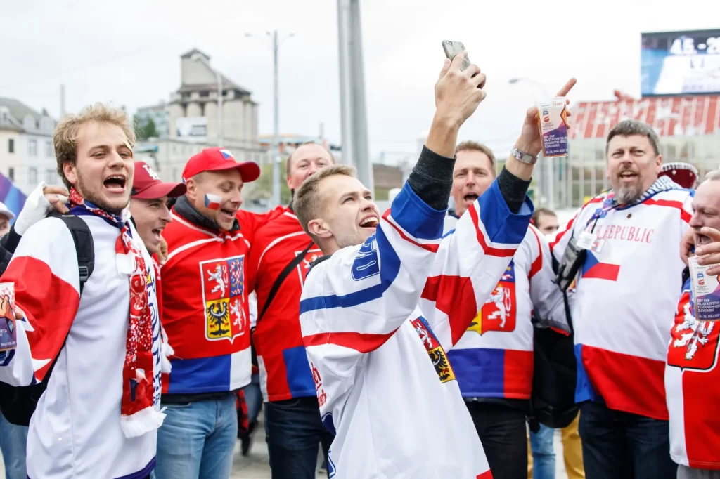 Čeští hokejoví fanoušci