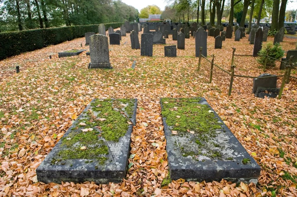 Řádění humřího chlapce si nakonec vyžádalo dva životy. Zdroj: Shutterstock - Pravda24 Hřbitov se dvěma pomníky.