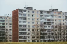 Pohled na panelové sídliště