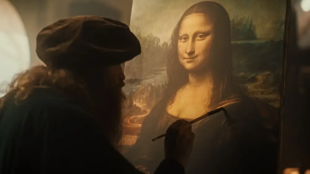 shutterstock_2390493533 - Pravda24 Malíř dokončuje obraz Mona Lisa.