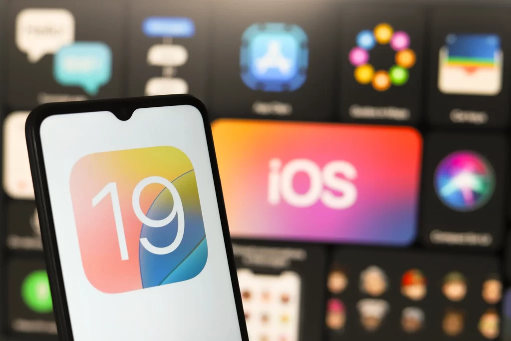Operační systém iOS funguje pouze v telefonech Apple. Zdroj: Shutterstock - Pravda24 Telefon s operačním systémem iOS.