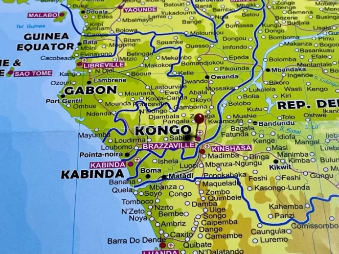 Mapa Konga.