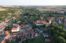 Brtnice pohled z výšky