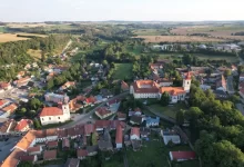 Brtnice pohled z výšky