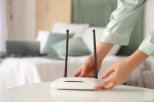Internetové připojení wi-fi router