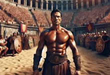 Gladiátor v aréně