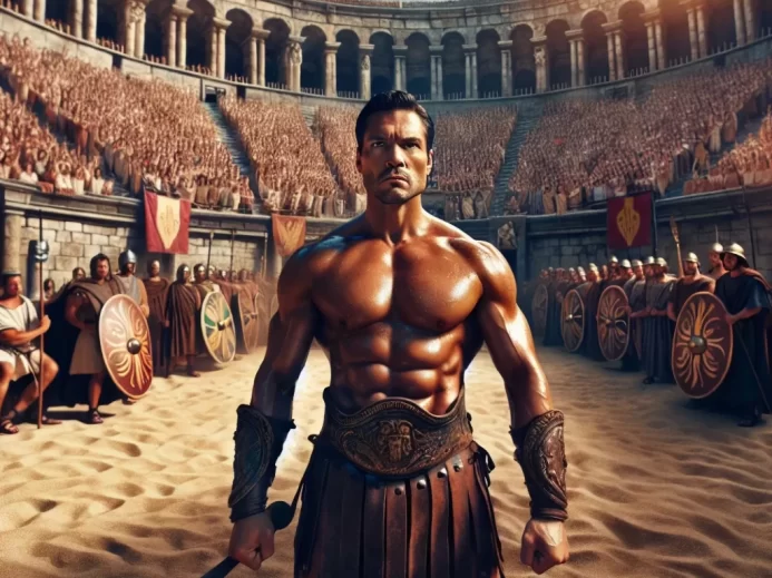 Gladiátor v aréně