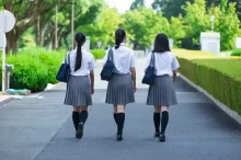 Školní uniforma sukeban Japonsko studentky