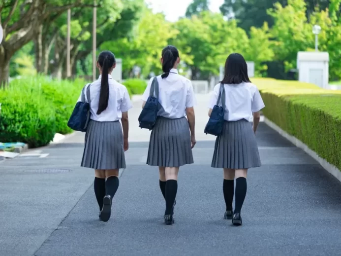 Školní uniforma sukeban Japonsko studentky