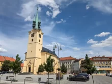 Kostel v Příbrami náměstí architektura