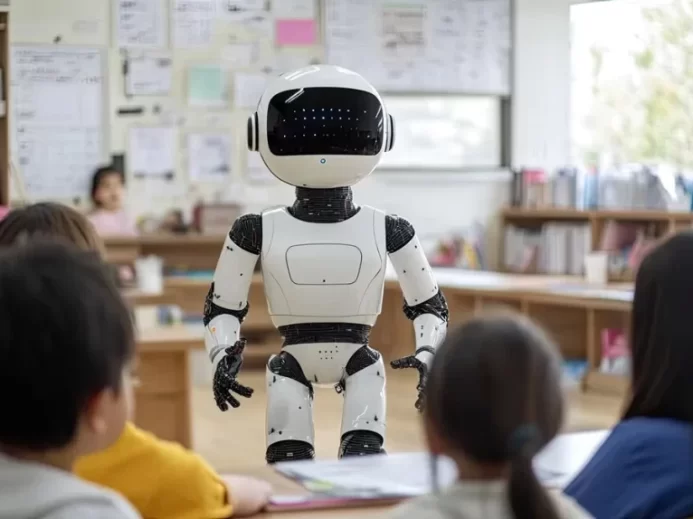 Robot škola žáci