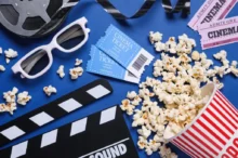 Popcorn a vstupenky