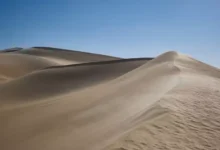 Písečná duna: fotografie pouště v Egyptě