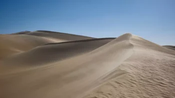 Písečná duna: fotografie pouště v Egyptě