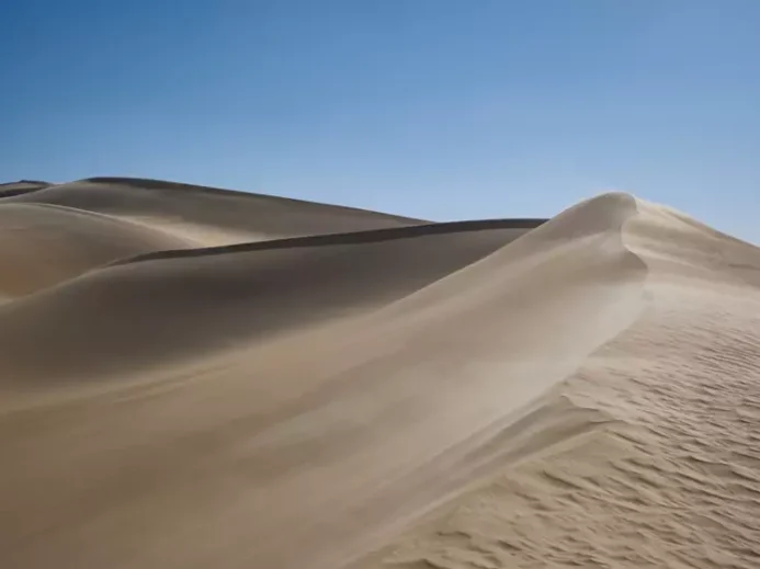 Písečná duna: fotografie pouště v Egyptě