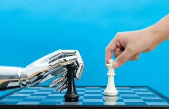 Šachovnice robotická ruka