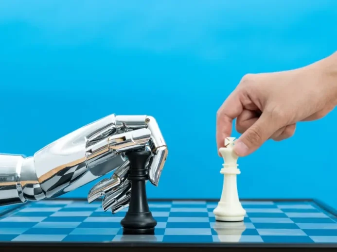 Šachovnice robotická ruka