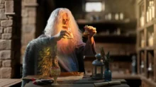 Alchymista míchání tinktur laboratoř