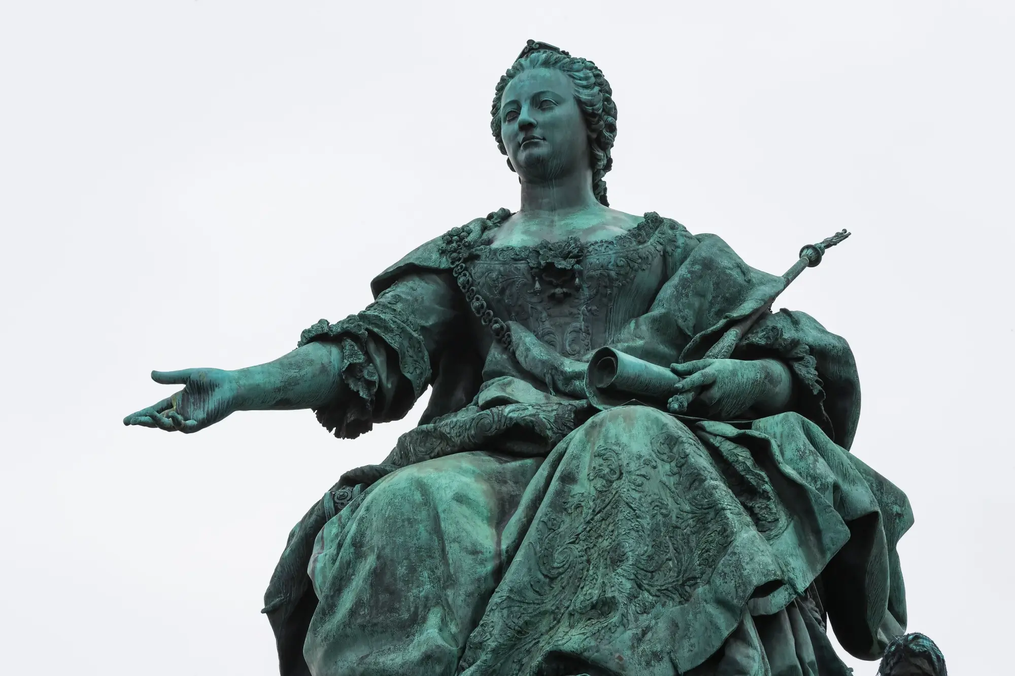 Socha Marie Terezie ve Vídni.